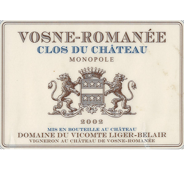 2002 Liger Belair Vosne Romanee Clos du Chateau