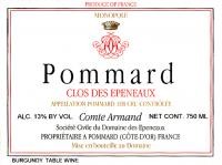 2015 Comte Armand Pommard Clos des Epeneaux