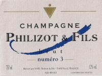 NV Champagne Philizot Brut Numero 3