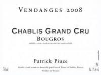 2012 Patrick Piuze Chablis Grand Cru Bougros