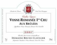 2014 Clavelier Vosne Romanee 1er Aux Brulees