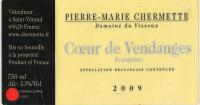 2009 Domaine du Vissoux (Pierre Chermette) Beaujolais Coeur de Vendanges