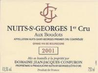 2014 Jean-Jacques Confuron Nuits St Georges 1er Cru Aux Boudots