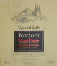 2009 Fontodi Chianti Classico Riserva Vigna del Sorbo