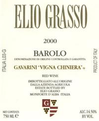 2013 Elio Grasso Barolo Gavarini "Vigna Chiniera"