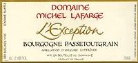 2012 Lafarge Bourgogne Passetoutgrain L'Exception