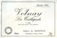 2002 De Montille Volnay 1er Taillepieds