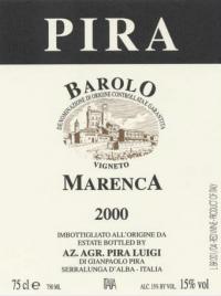 2004 Pira, Luigi Barolo Marenca