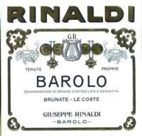 2004 Rinaldi, Guiseppe Barolo Brunate-Le Coste