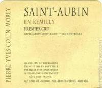2017 Pierre-Yves Colin-Morey Saint Aubin 1er Cru En Remilly