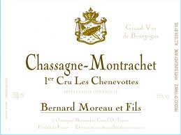 Bernard Moreau Chassagne Montrachet 1er Chenevottes - Click Image to Close