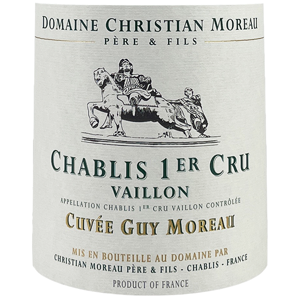 2019 Christian Moreau Chablis 1er Vaillons Cuvee Guy Moreau