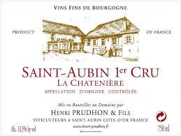 2018 Henri Prudhon St Aubin 1er Le Chateniere