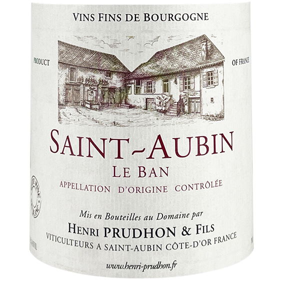 2019 Henri Prudhon Saint Aubin Le Ban