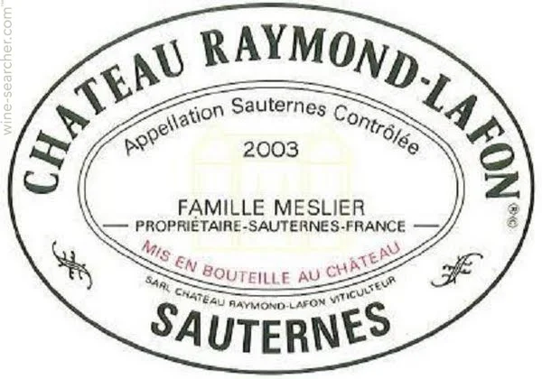 1990 Raymond Lafon Sauterns 375ml