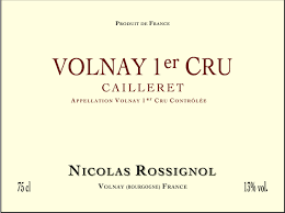 2015 Nicolas Rossignol Volnay 1er Caillerets