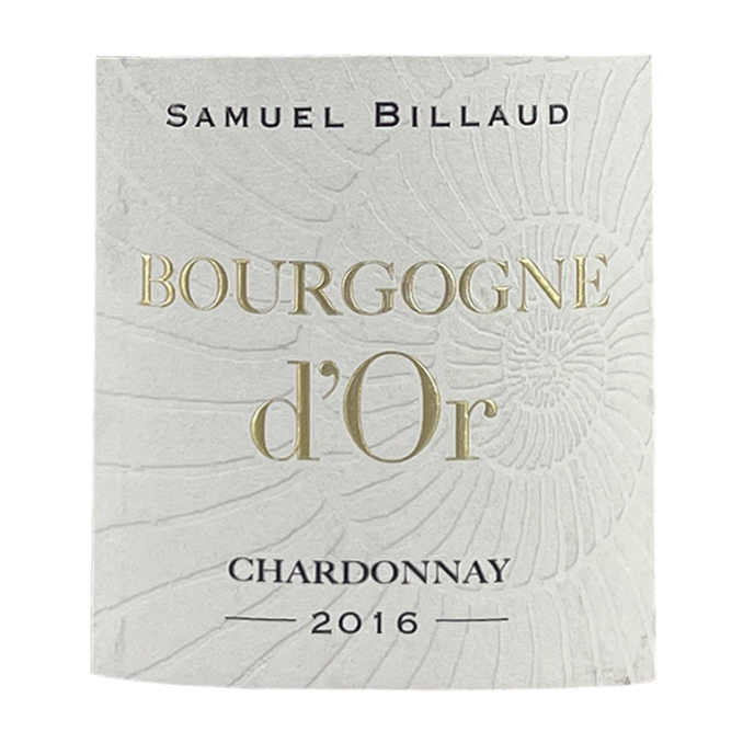 2016 Samuel Billaud Bourgogne d'Or