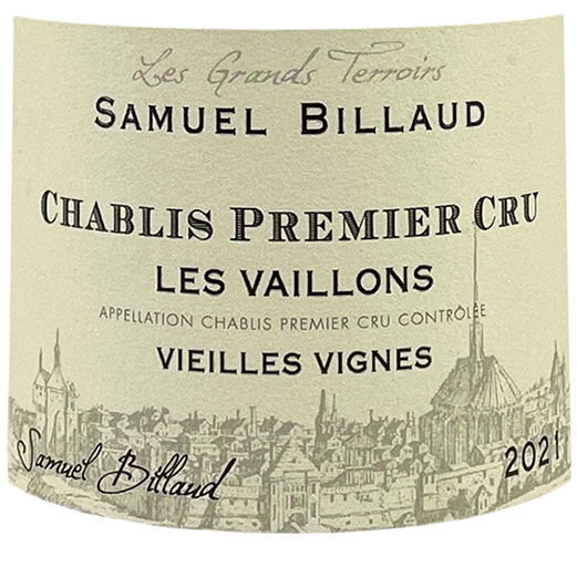 2022 Samuel Billaud Chabis 1er Vaillons Vieilles Vignes