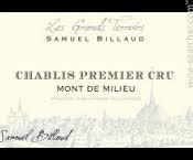 2014 Samuel Billaud Chablis 1er Mont de Milieu