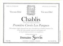 2018 Domaine Servin Chablis "Les Pargues"