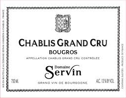 2019 Domaine Servin Chablis Grand Cru Bourgos