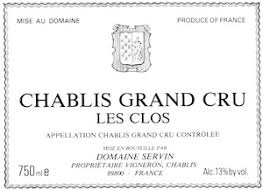 2019 Servin Chablis Grand Cru Les Clos
