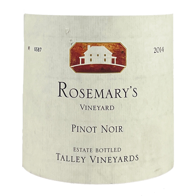 2014 Talley Vineyards Pinot Noir Rosemary's Vineyard