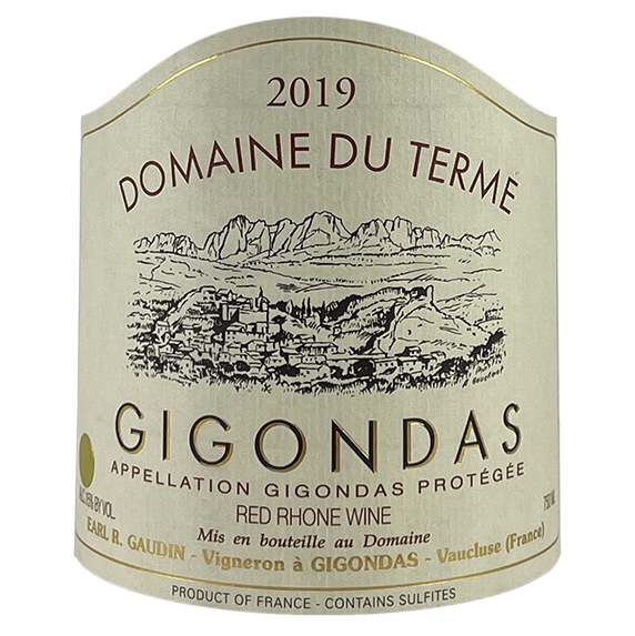 2019 Domaine du Terme Gigondas Tradition Rouge