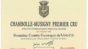1998 Vogue Chambolle Musigny 1er